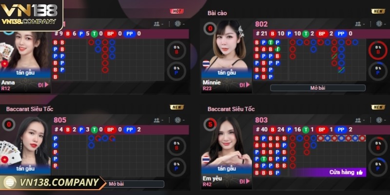 ViA Casino là sảnh Live Casino Vn138 có kết nối siêu mượt